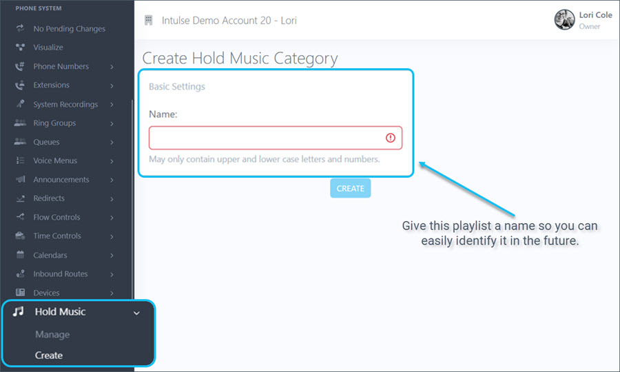 Create Hold Music
